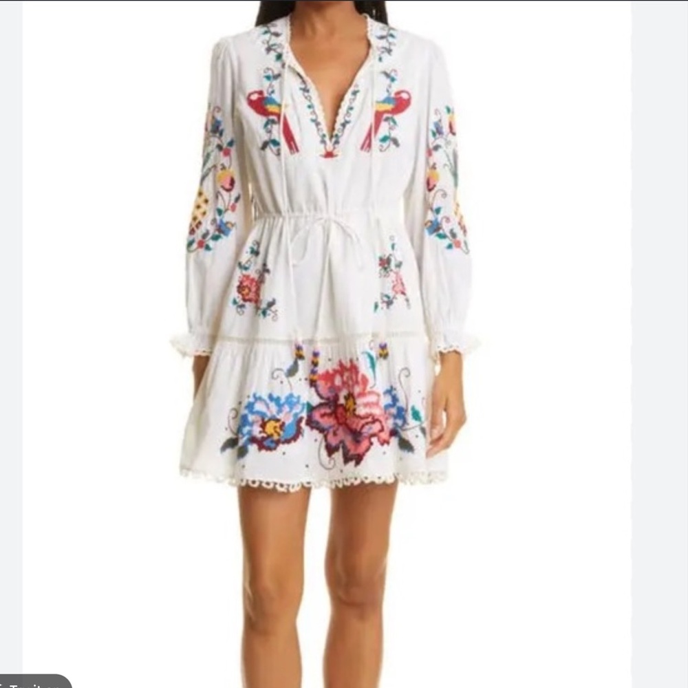 Farm Rio embroidery dress